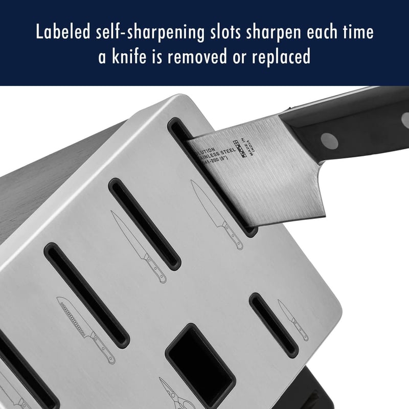 Razor-Sharp Self Sharpening 16-Piece Knife Block Set