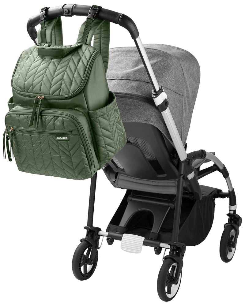 Diaper Bag Backpack for Baby Travel with Changing Pad, Sage