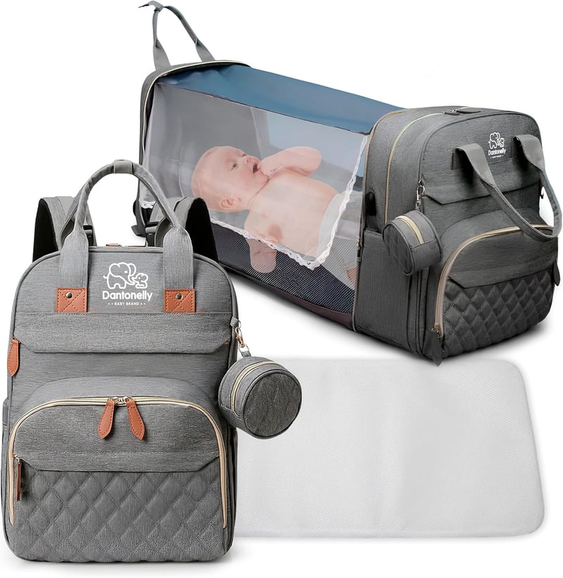 Travel Baby Backpack with Waterproof Changing Pad – Unisex