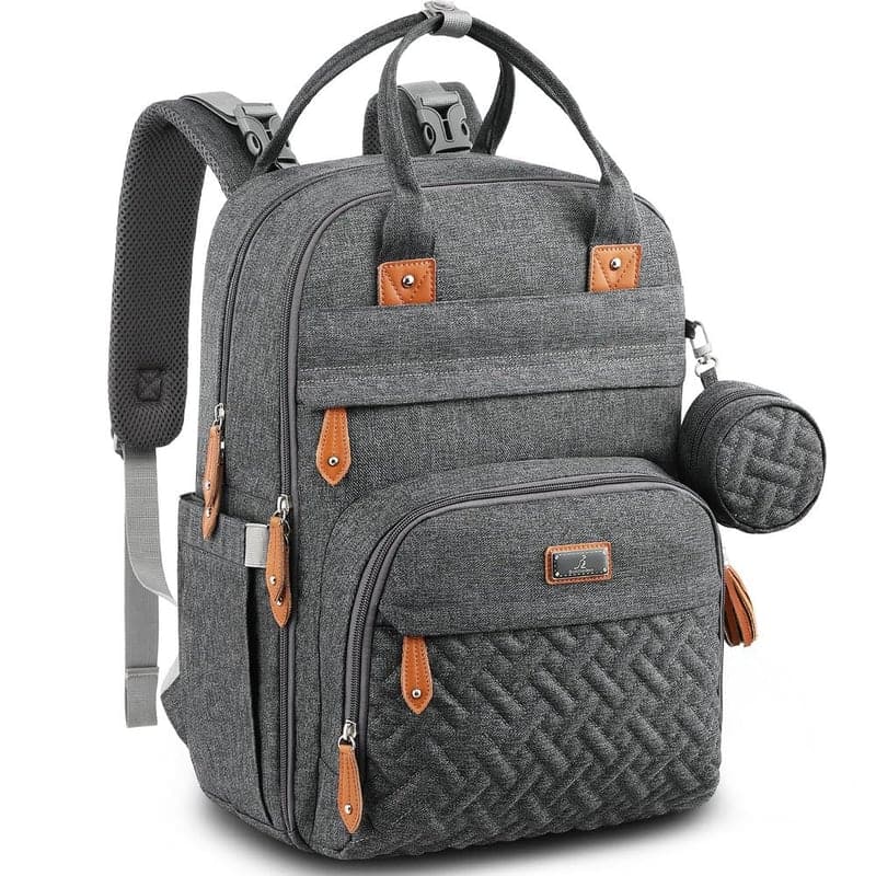 Diaper Bag Backpack - Waterproof Travel Tote, Unisex