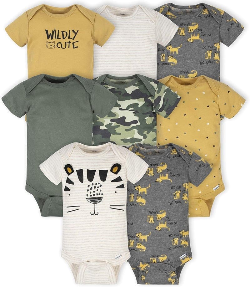 Baby Boys' 8-Pack Short Sleeve Bodysuits