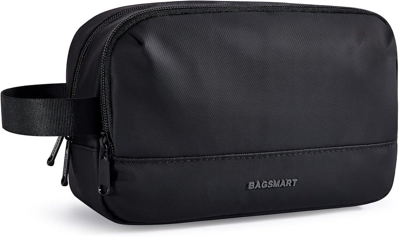 Men's Travel Toiletry Dopp Kit, Black