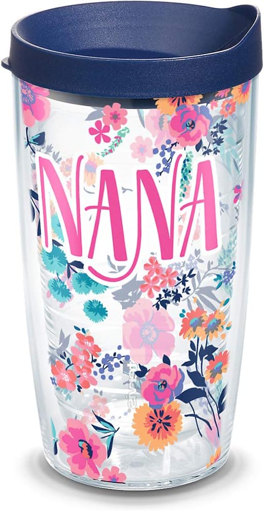 Mother's Day Floral Insulated Tumbler, 16oz, for Nana