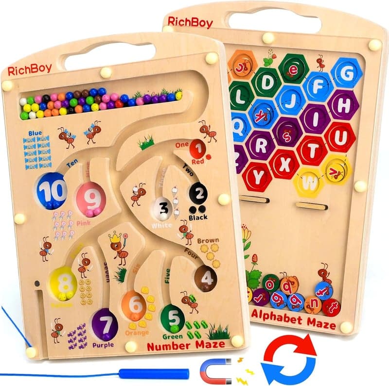 Montessori Magnetic Maze Toy for Toddlers