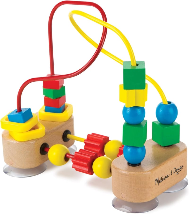 Wooden Bead Maze Toy for Toddlers