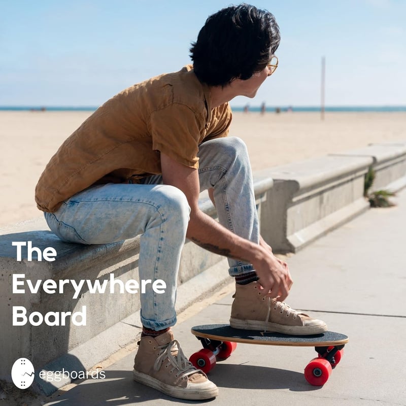 Portable Bamboo Cruiser Skateboard for Adults - Smooth Ride