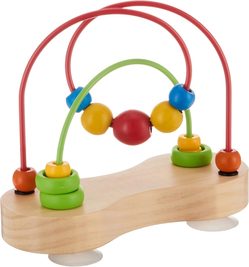 Double Bubble Wooden Bead Maze for Babies & Toddlers