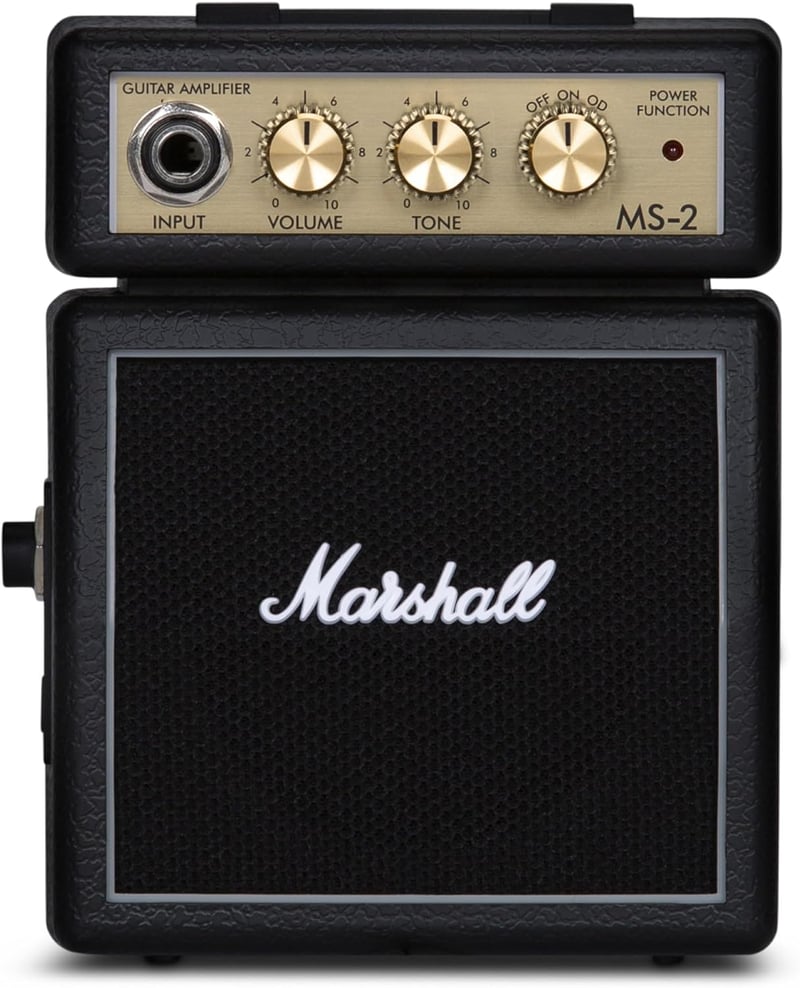 Battery-Powered Micro Guitar Amplifier by Marshall MS2