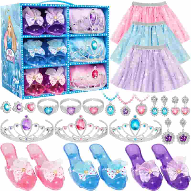 Birthday Party Dress-Up & Jewelry Set for Girls