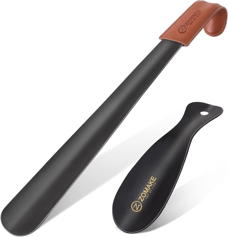 Metal Shoe Horn Set: Seniors & Kids, 16.5
