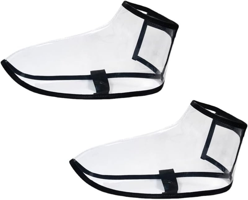 Salon Shoe Covers PVC Overshoes - Size S