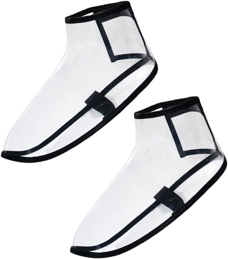 Salon Shoe Covers PVC Overshoes - Size S