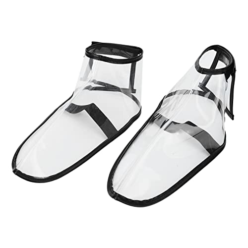 Salon Transparent Barber Shoe Covers (Medium)