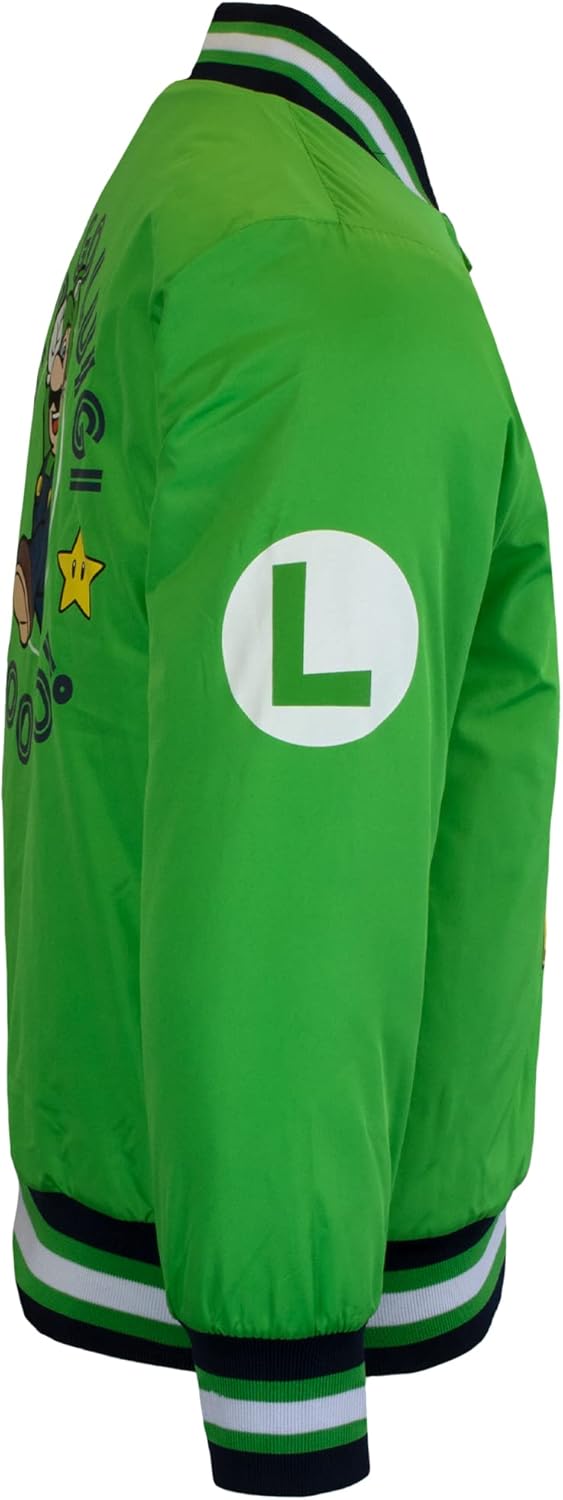 Super Mario Bomber Jacket - Nintendo Mario & Luigi Design