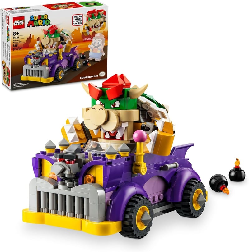 LEGO Super Mario Bowser’s Car Set for Kids 8+