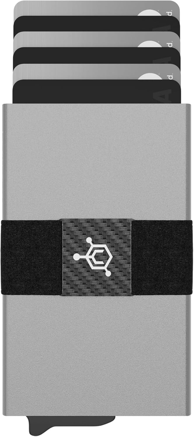 Smart Wallet - RFID Blocking Aluminum & Carbon Fiber