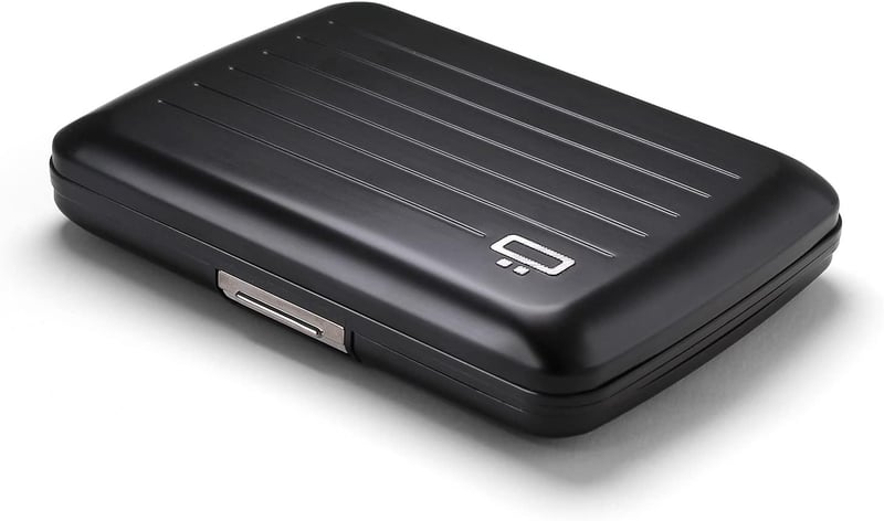 Aluminum RFID Wallet, 10-Card Holder