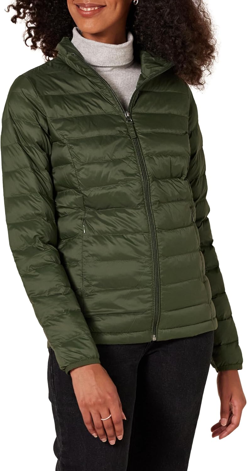 Women's Lightweight Packable Water-Resistant Puffer Jacket