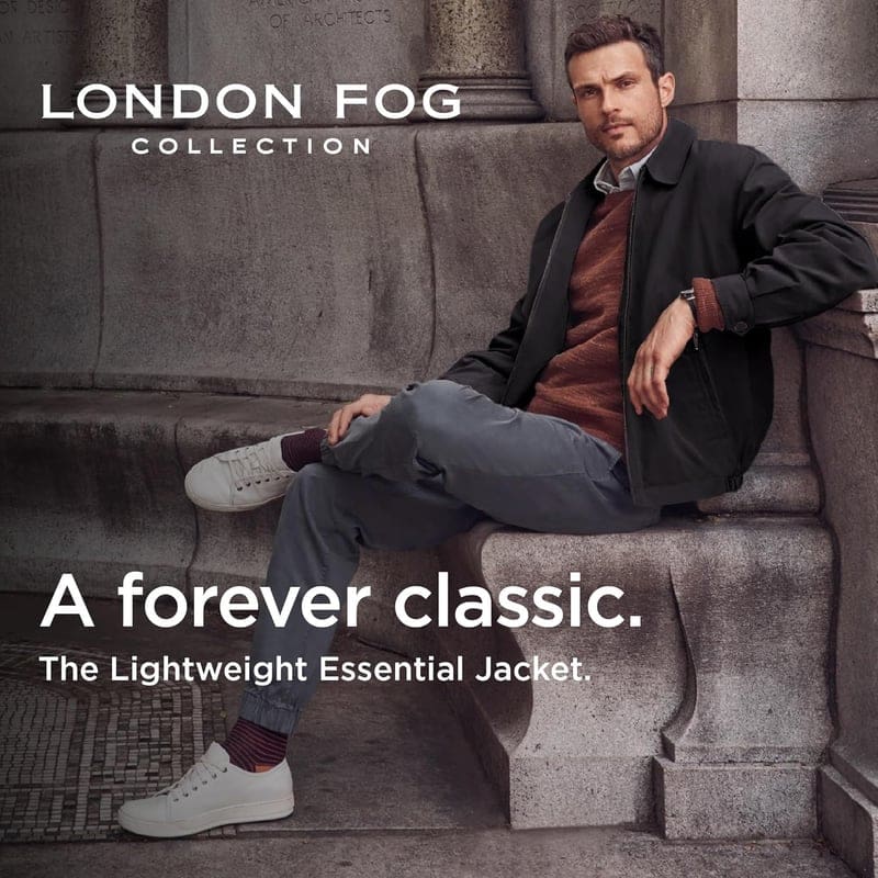 Men's Zip-Front Golf Jacket – London Fog Auburn