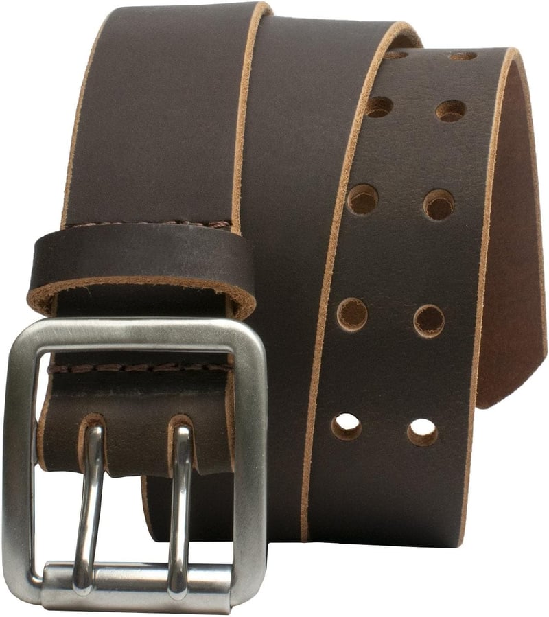 Leather Trail Belt - Nickel-Free Double Pin Buckle