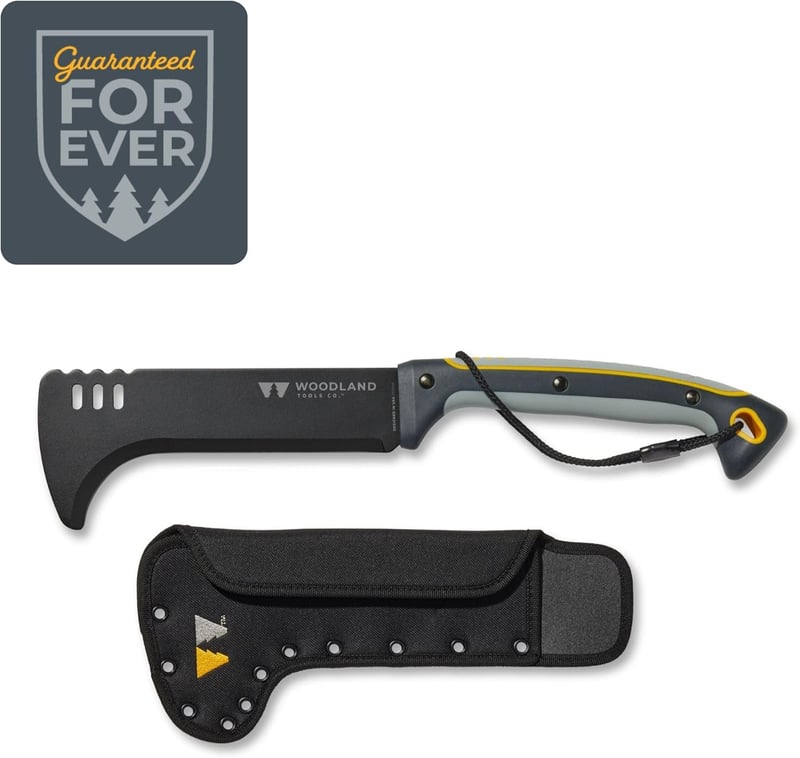 Brush Axe with Sheath for Camping and Trail Maintenance