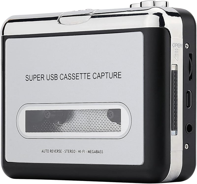 Portable Cassette Converter - Silver