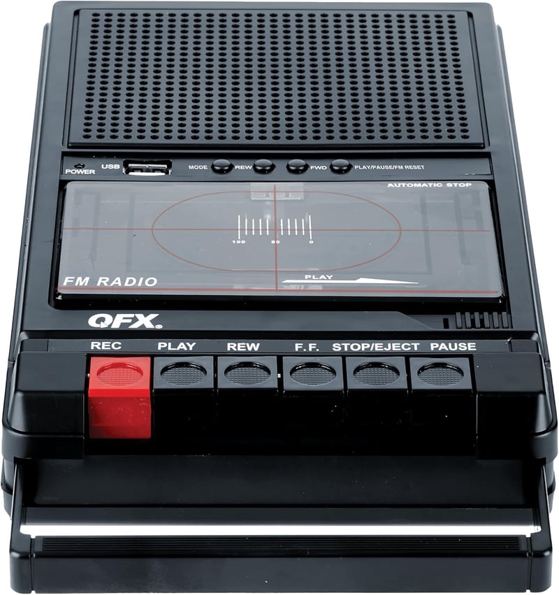 Retro Bluetooth Cassette Recorder with FM Radio
