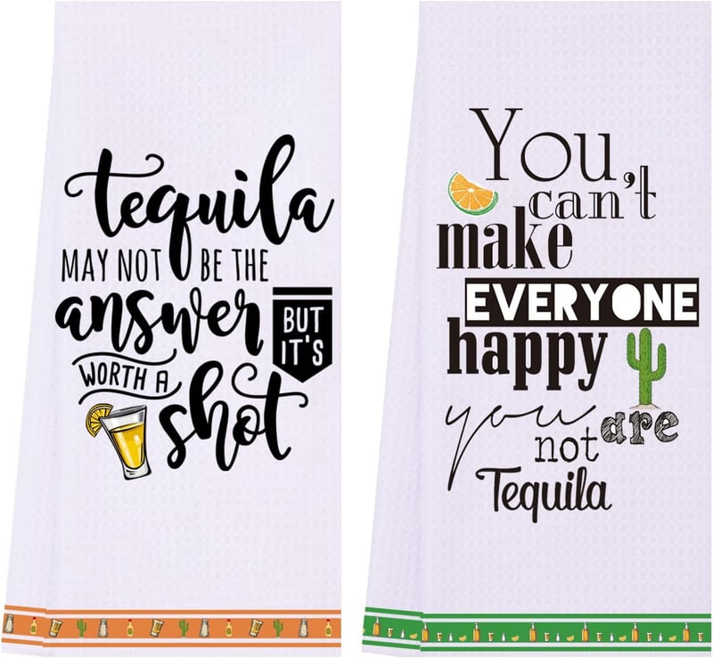 Cinco de Mayo Funny Tequila Kitchen Towels Set