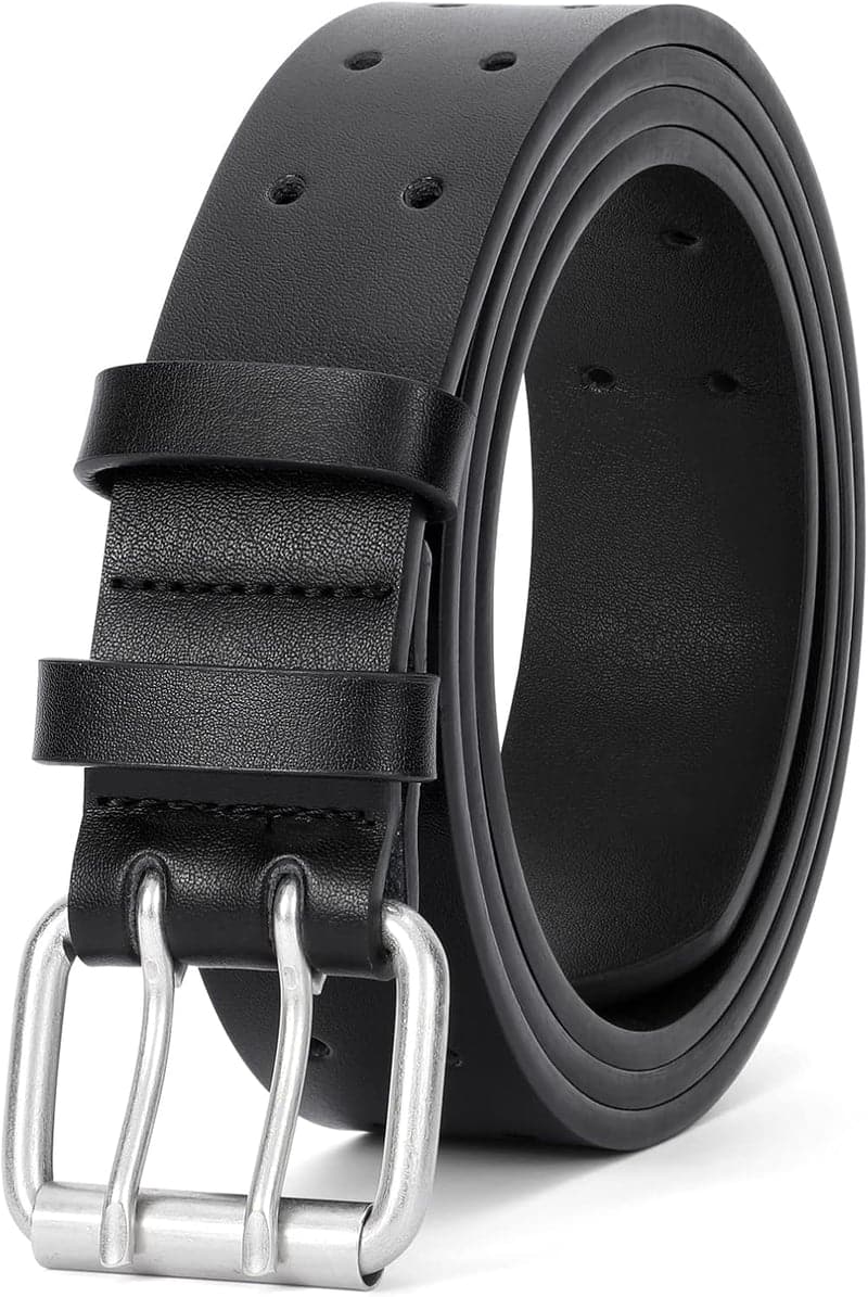 Men's Heavy-Duty PU Leather Belt
