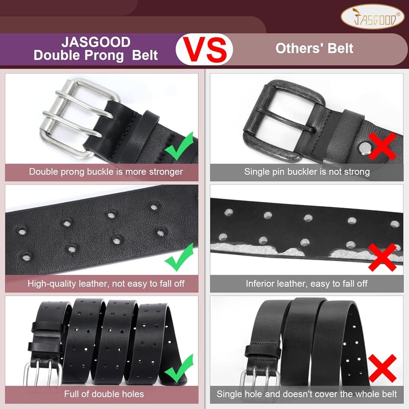 Men's Heavy-Duty PU Leather Belt