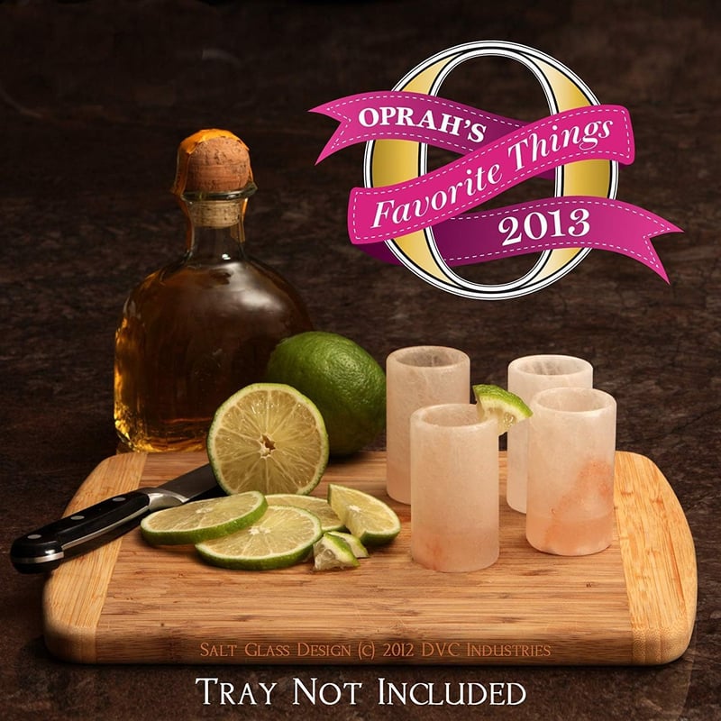 Pink Himalayan Salt Tequila Shot Glass Set - 4 Pack