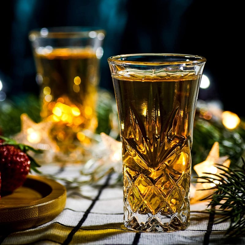 Tequila Shot Glasses Set, Heavy Base, 2 oz