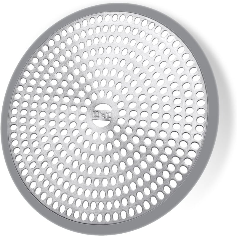Shower Drain Hair Catcher Stainless Steel & Silicone