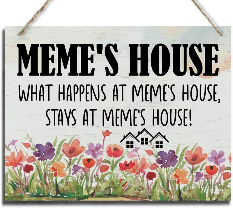 Mother's Day Rustic Wooden Sign for Grandma