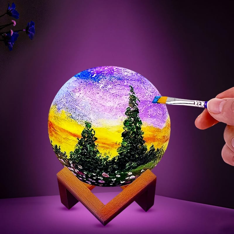 Birthday Gift: DIY 3D Moon Lamp Kit for Kids
