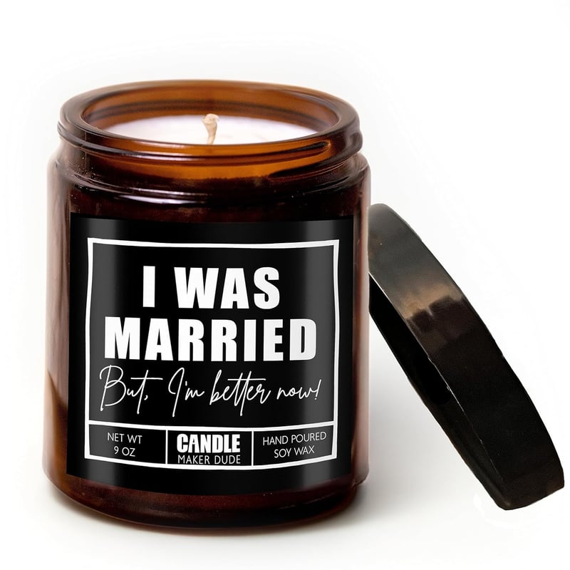 Funny Divorce Scented Candle – 