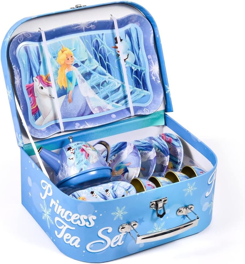 Toddler Tea Party Set: Elsa-Inspired Birthday Gift