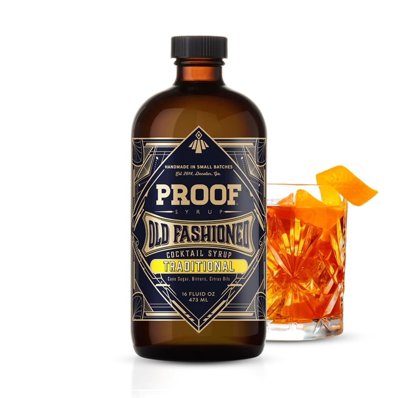 Old Fashioned Cocktail Mix - Real Bitters & Cane Sugar, 16oz