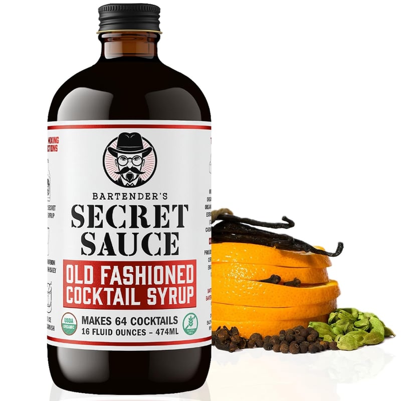 Old Fashioned Cocktail Mix - USDA Organic, 16oz