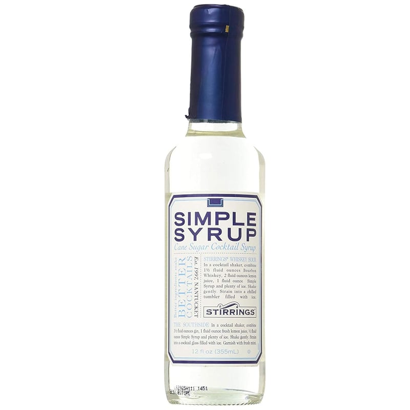 Simple Syrup Cocktail Mixer, 12 oz Bottle
