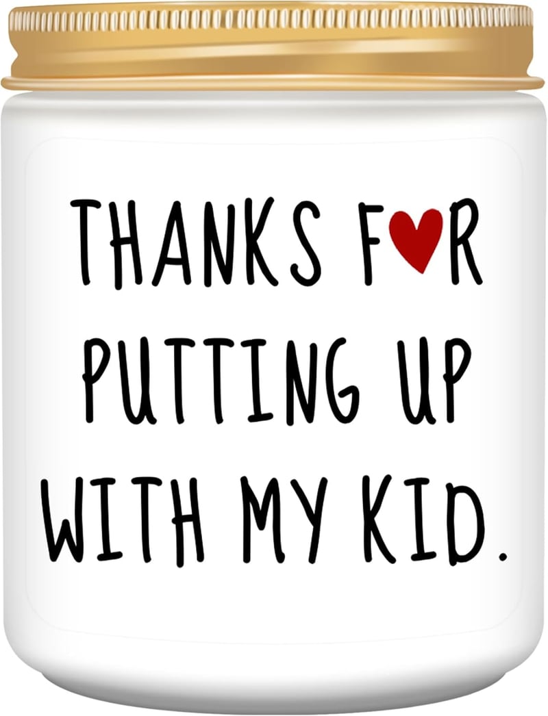 Teacher Appreciation Lavender Candle - Unique Gift for Teachers