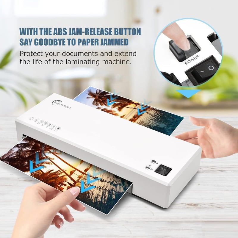 9-Inch Laminator Set: A4 Thermal & Cold, Home & Office