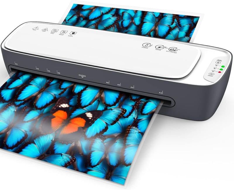 13-Inch Thermal Laminator with Laminating Sheets