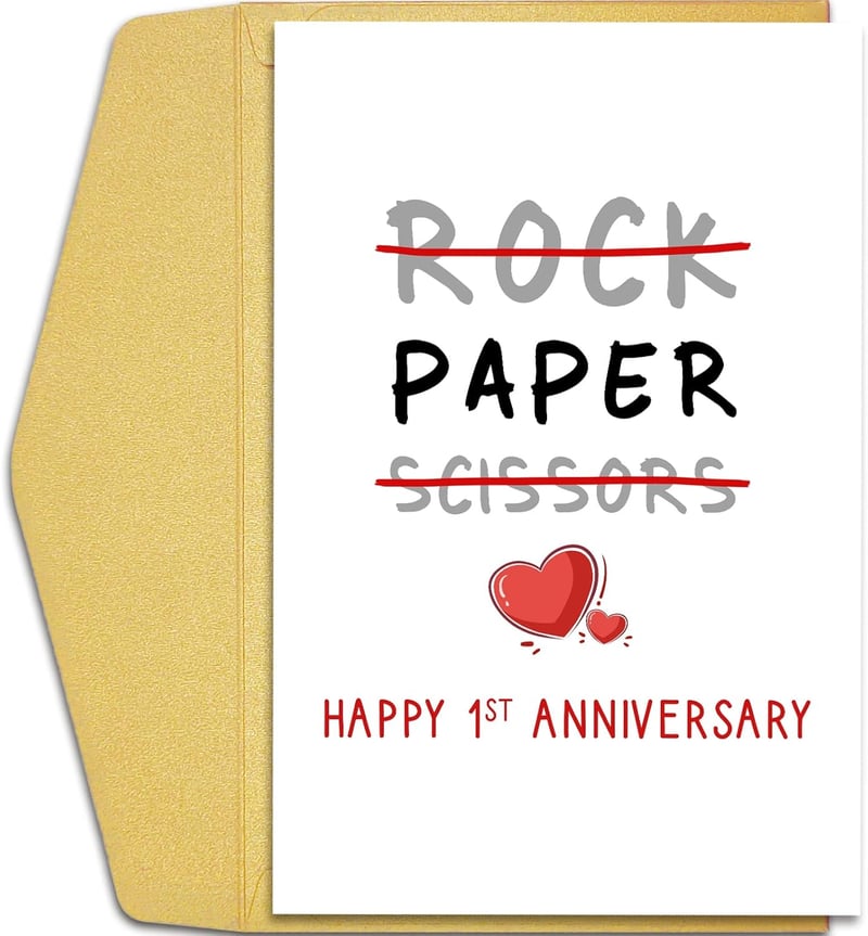 1st Anniversary Funny Greeting Card