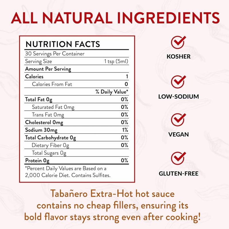 Hot Sauce Gift – Extra Hot, Gluten-Free, Vegan, 5 oz.