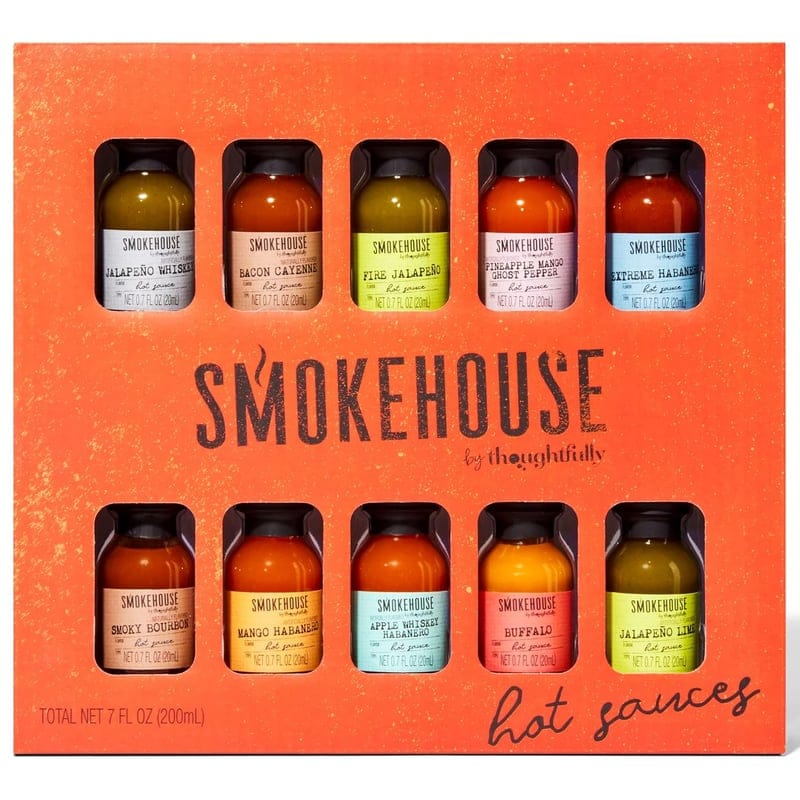 Gourmet Hot Sauce Gift Set, 10 Flavors, Variety Pack