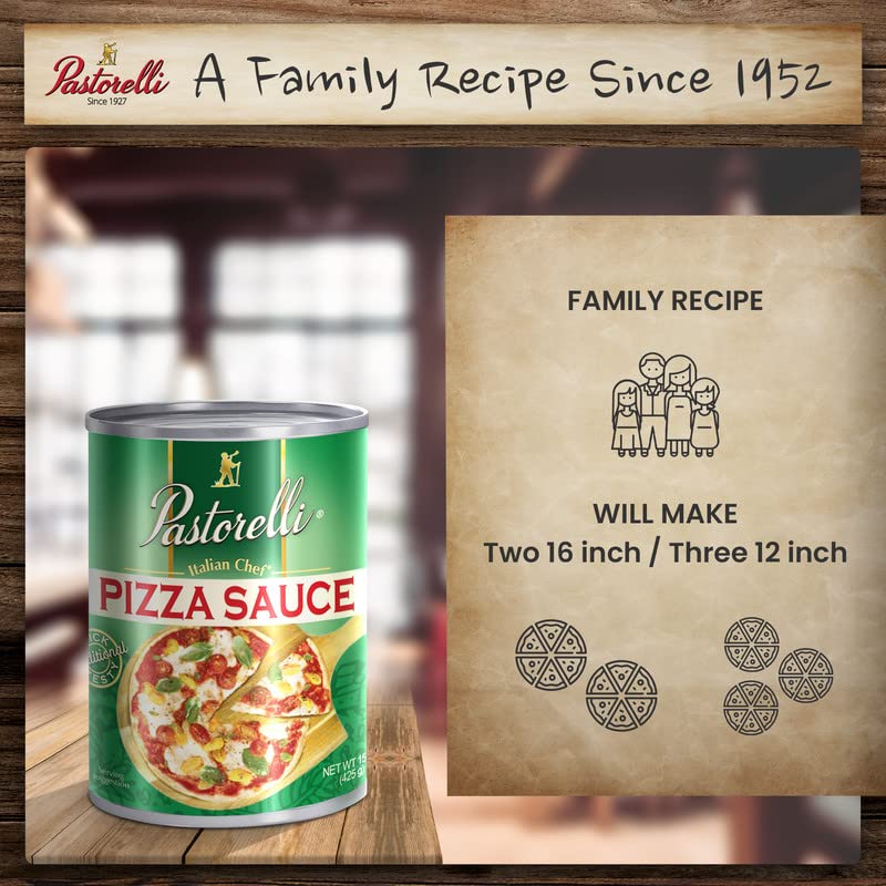 Authentic Italian Pizza Sauce, EVOO & Pecorino Romano, 8oz, 3-Pack