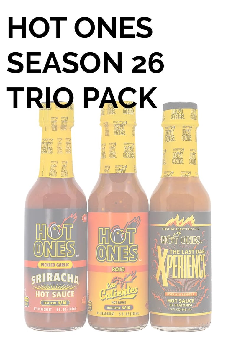 Hot Sauce Challenge Trio Set - Natural Ingredients, 3-Pack