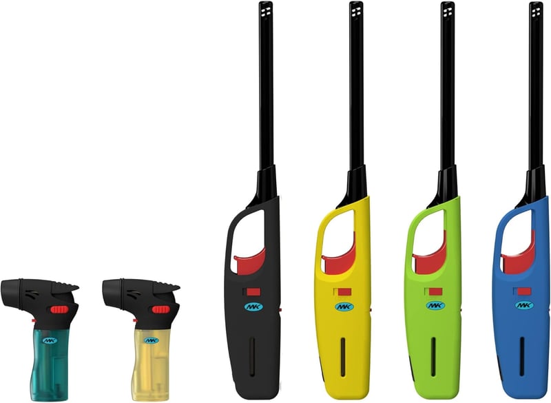 6PCS Multi-Purpose Torch Lighters for Candles & Camping