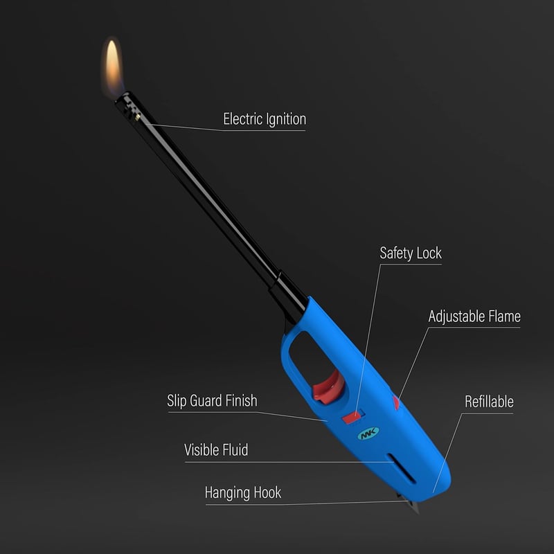 6PCS Multi-Purpose Torch Lighters for Candles & Camping